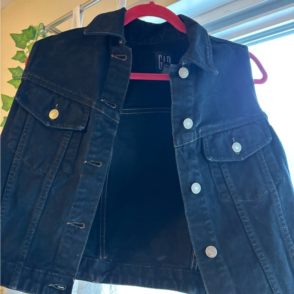 GAP Classic Black Cotton Jacket